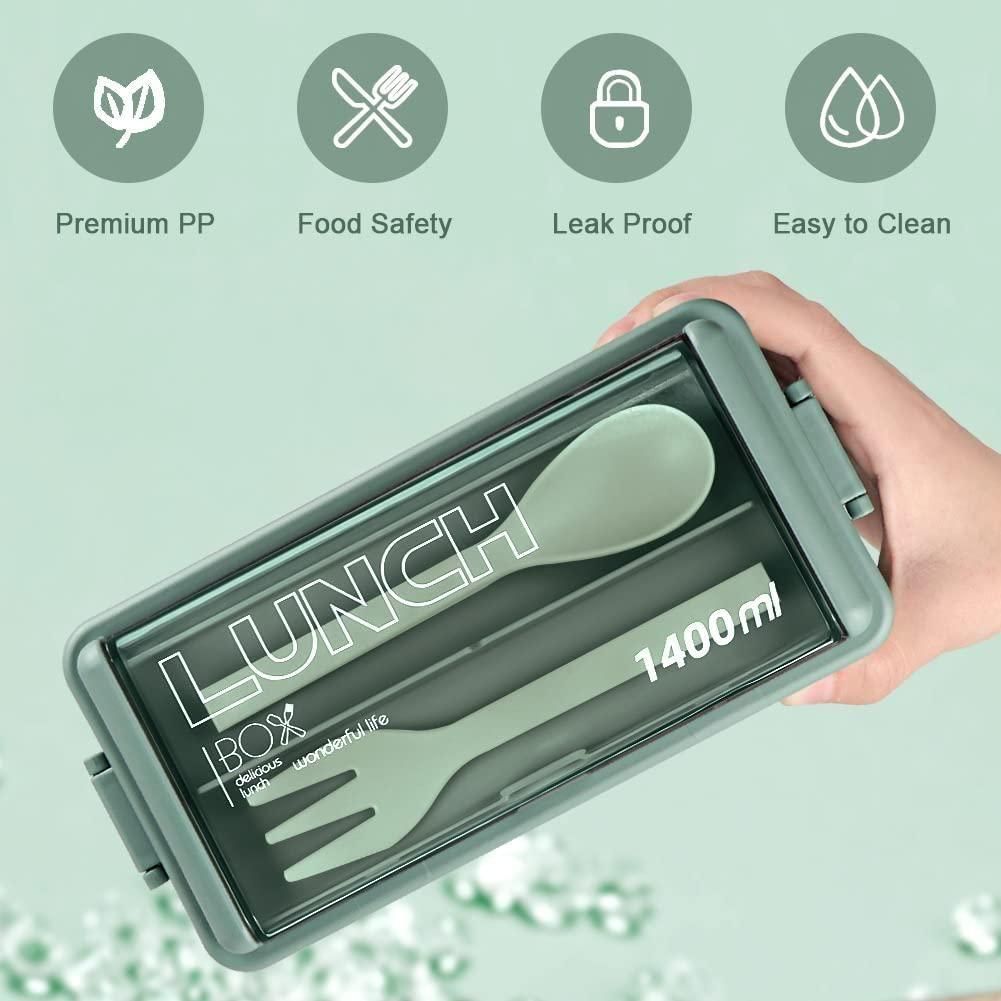 Thee Loom™ - Premium Bento Leak-Proof Lunch Box with Utensils