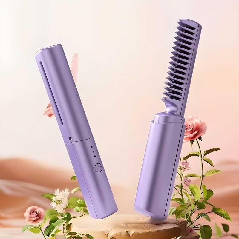 Thee Loom™ - Meneflix Portable Mini Hair Straightener (Cordless & Rechargeable)